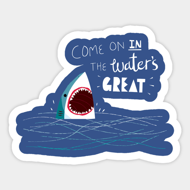 Great Advice Shark Sticker by DinoMike